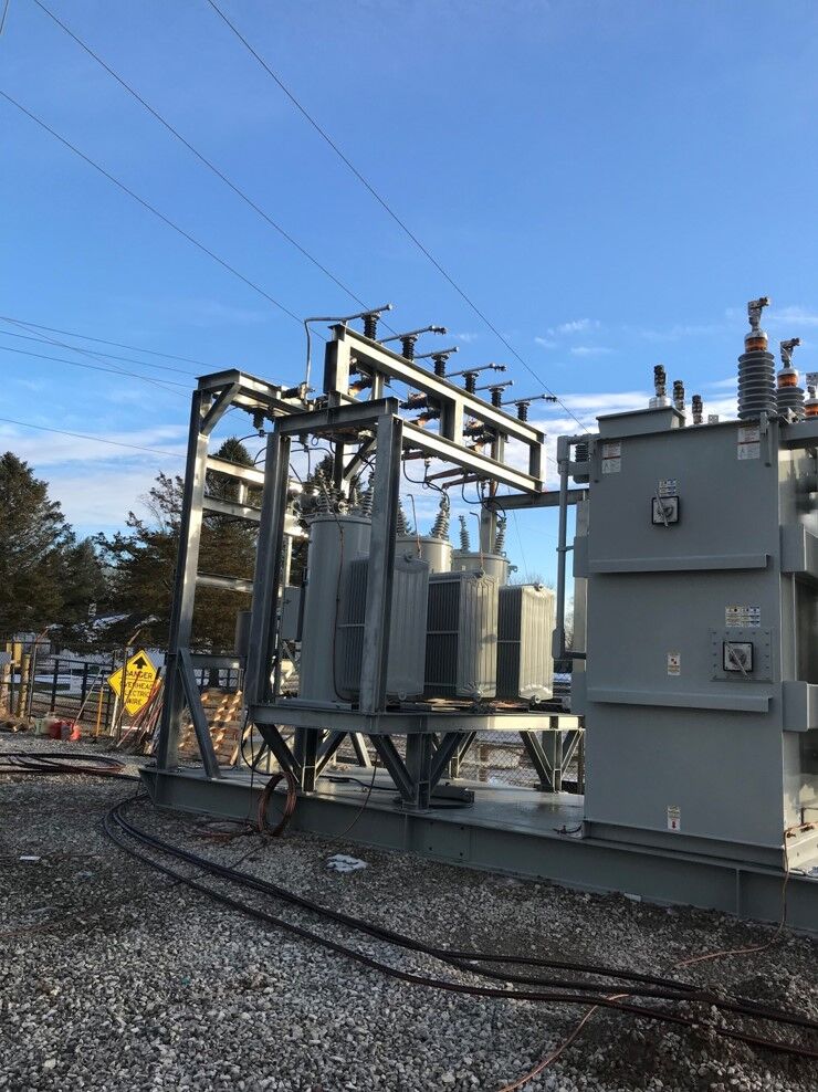 10/12.5 MVA Skid Mounted Portable Substation with the following major